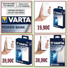 power bank VARTA carica batteria esterna portatile powerbank x smartphone NEW