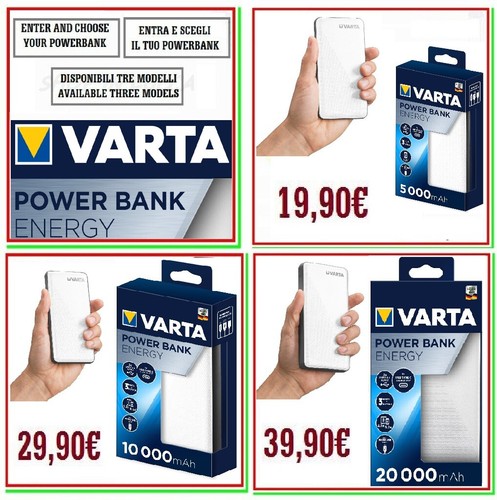 Power bank varta - varta, carica