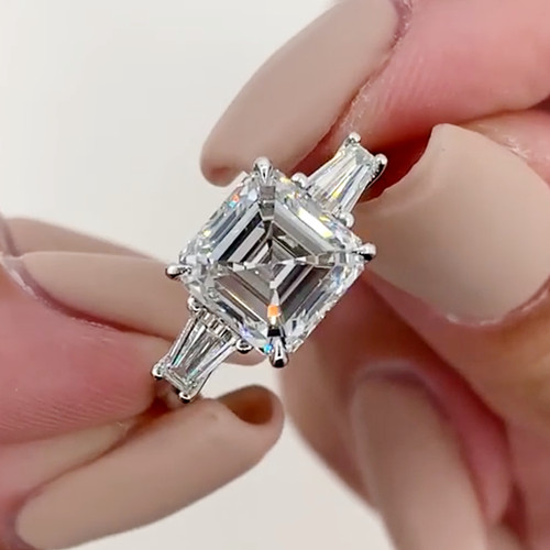 Anello fidanzamento 50ctw - di, 3,50ctw