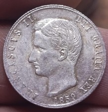 Regno delle due Sicilie Francesco II tari grana 20 del 1859