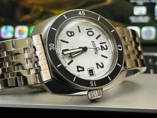 Nuovo Orologio Uomo Automatico Russia Vostok Amphibian 71009Aа Quadrante Bianco (20 ATM)