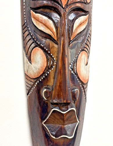 Grande maschera tribale - , in