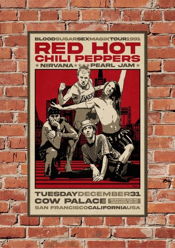 Poster red hot - red, chili