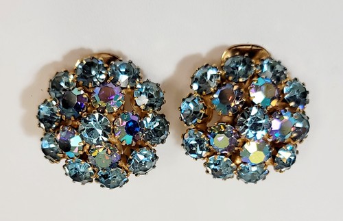 Orecchini vintage azzurro - azzurro, ab
