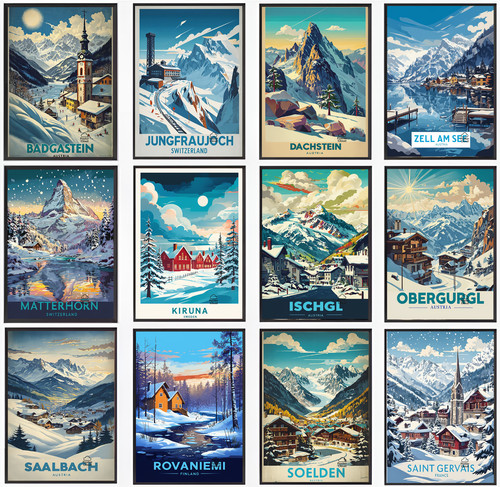 Poster viaggio vintage - da,