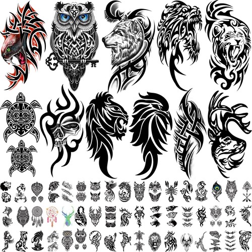 Fogli tatuaggi temporanei - fogli,