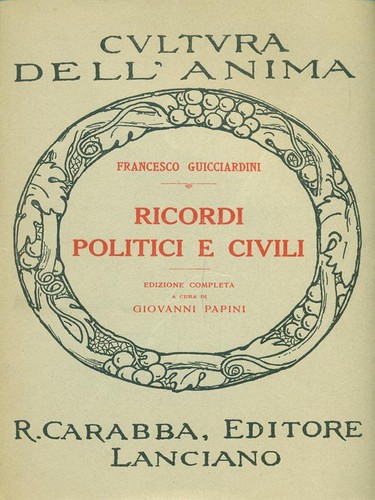 Ricordi politici civili - ricordi,