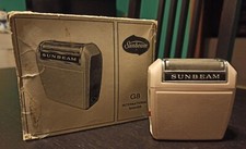 SUNBEAM Rasoio elettrico anni '60 funzionante con scatola