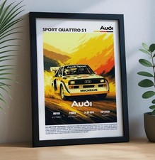 Poster Auto Rally Audi