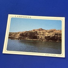 LAMPEDUSA CALA CRETA CARTOLINA A COLORI