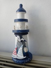 Decorazioni legno da casa giardino faro mare Bella artigianale nave conchiaglia