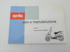 Per Aprilia Rally 50 aria cat scooter manuale uso libretto manutenzione italiano