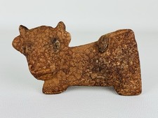 Bitossi Statua Mucca Serie Scavo Ceramica Design Aldo Londi Modernariato 1970