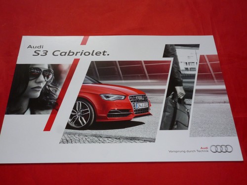 Audi cabriolet depliant - audi,