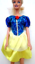 B1260 - BARBIE 2000s abito corto stile Biancaneve principessa Disney