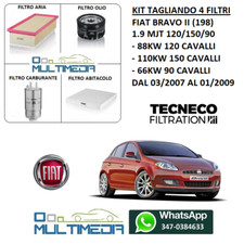TAGLIANDO 4 FILTRI FIAT BRAVO
