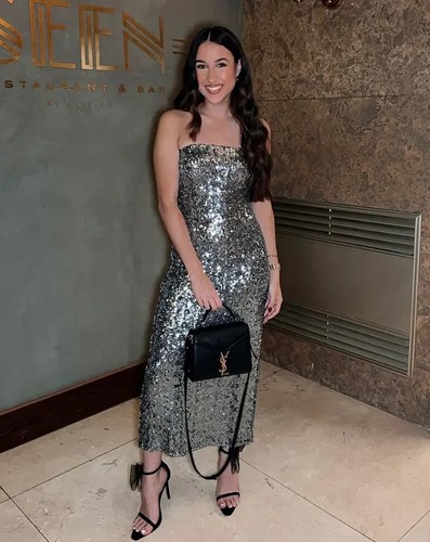 Zara abito midi paillettes - abito,