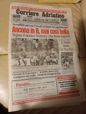 Corriere adriatico ancona  B ascoli perugia no sciarpa no adesivo 13 giugno 2000