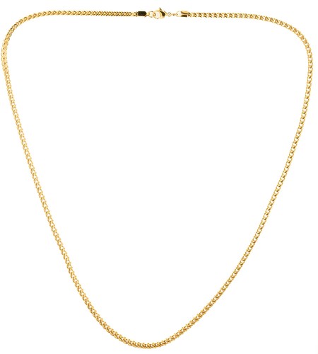 Collana catena franco - catena, placcato
