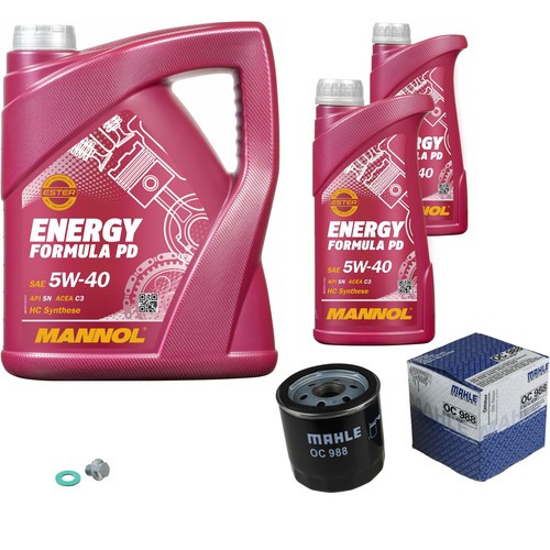Filtro olio mahle mannol - filtro,