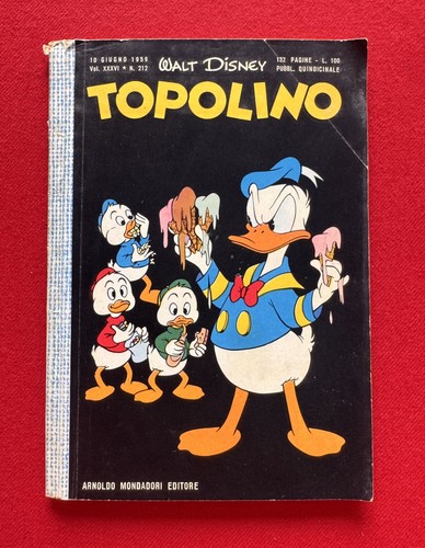 Topolino 212 prima - #, edizione