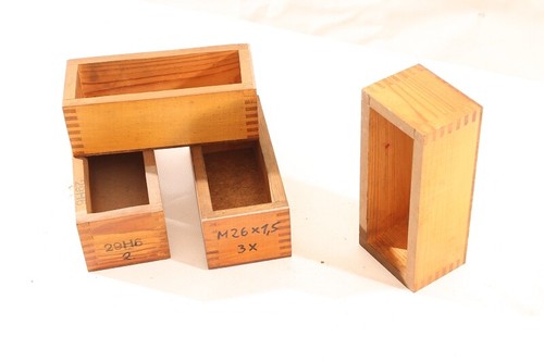 Vecchio cassa legno 17 x - cassa,
