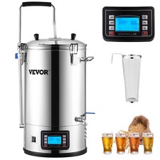 VEVOR Sistema di Produzione Automatico per Birra da 30L con Pompa Circolazione