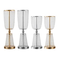 Portacandele in cristallo di