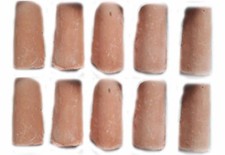 100 tegole 38x20 mm coppo terracotta presepe  crib shepherd gia art 20/5