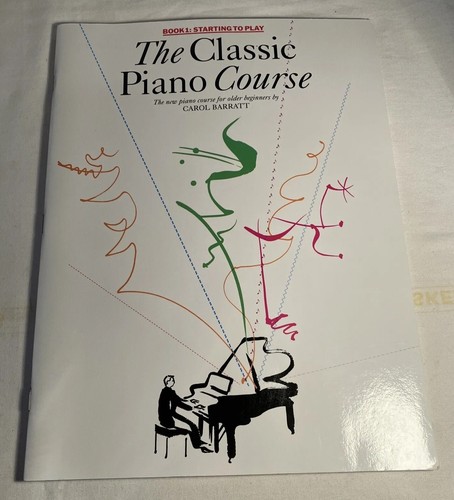 Piano course book starting - book, to