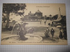 Cartolina Nice Jetée-Promenade et les Jardins Ed. Giletta (1909) animata CB414 *