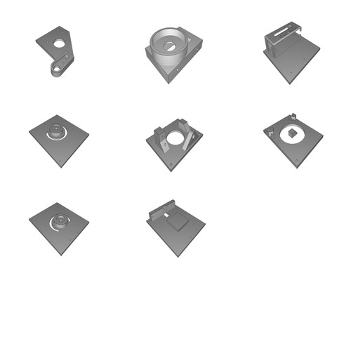 Supporto tracker antenna per - supporto,