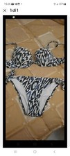 Bikini costume moda mare donna Da Bagno due pezzi  taglia 44 doppio push up 