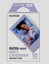 Fuji Instax Mini Film - LAVANDA MORBIDA (10 foto) - datata 07/2027