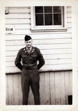 WW2 Photo U.S. Army Officer In