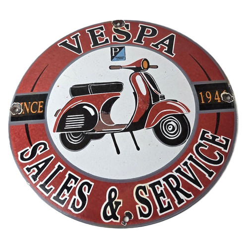 Insegna vespa vintage - vespa,