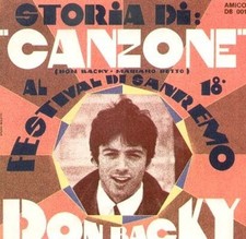 Don Backy – Canzone, Vinile, 7", 45 RPM, Mono, D.B. 001, 	Italy 1968