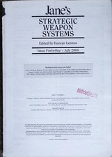 Strategic Weapon Systems Issue