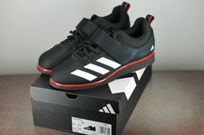 Taglia 10 - Scarpe da sollevamento pesi Adidas Powerlift 5 nere bianche e rosse