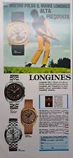 Orologi LONGINES Ultra Chron - Rara Pubblicità ORIGINALE D'epoca 1970