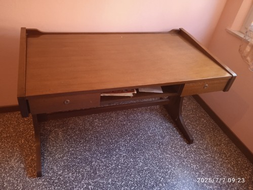 Scrivania antica legno in - scrivania,