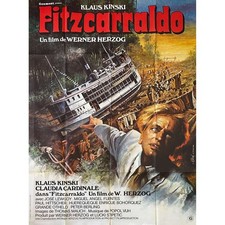 Poster film francese FITZCARRALDO - 47x63 pollici - 1982 - Werner Herzog, Klaus Kins