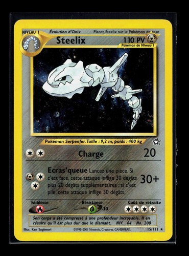 Carte pokémon steelix 111 - carte,