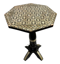 Scacchiera in legno 16" fatta a mano unica - intarsiata madreperla - decorazione regalo