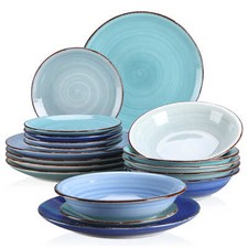 Set piatti blu 6 - 12 persone