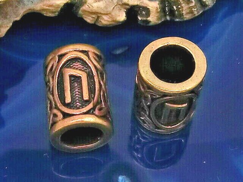 Pezzi perla barba bronzo - pezzi,