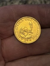 Sudafrica 1962 oro 2 bordi 