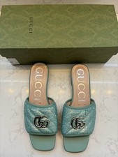 Gucci sandali pelle blu