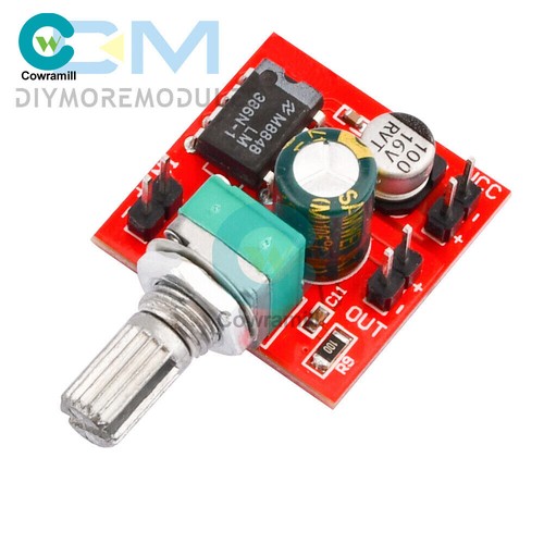 Lm386 amplificatore potenza - di,