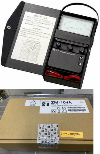 Toa 104a impedenza misura - toa,